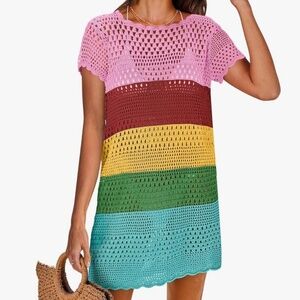 Crochet Mini Dress